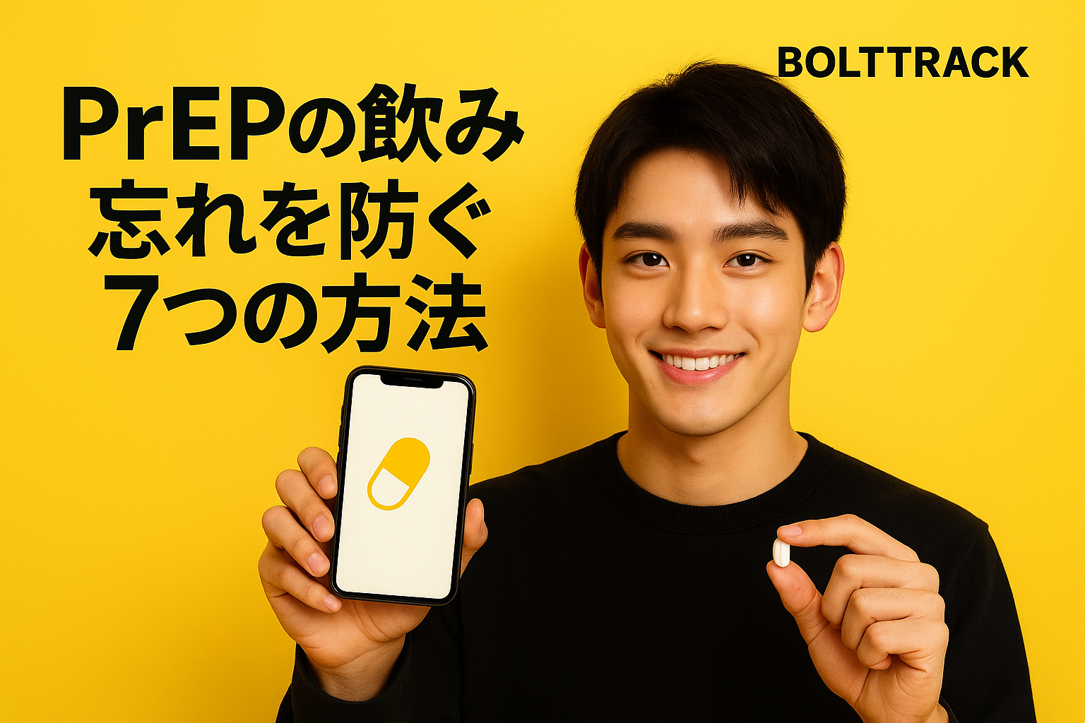 PrEPの飲み忘れを防ぐ7つの方法｜Bolttrackで続ける時間管理術